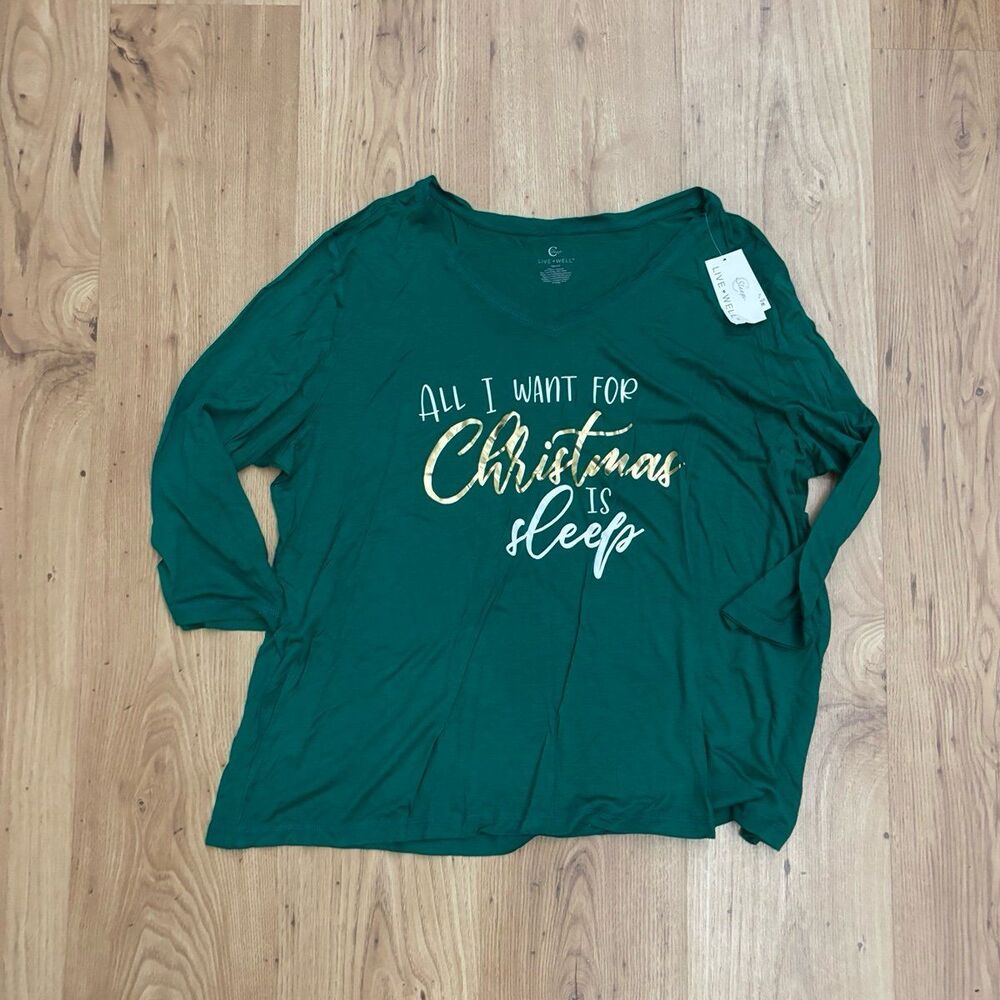 All I Want For Christmas Is Sleep Shirt
